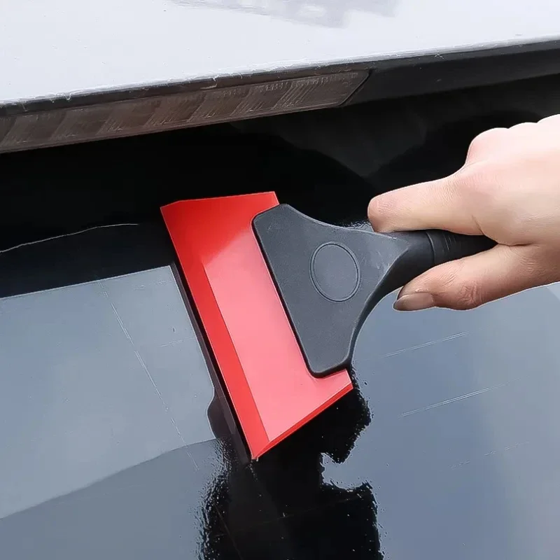 

Car Glass Scraper Color Changing Film Sticker sInstall Squeegee Non-Scratch Soft Silicone Handy Scraper Car Film Wrap Tools