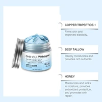 Peptides de cuivre GHK-Cu Tallow de boeuf pour la peau : baume bleu Manuka Honey hydratant visage et corps pour peaux matures, sèches et sensibles 2