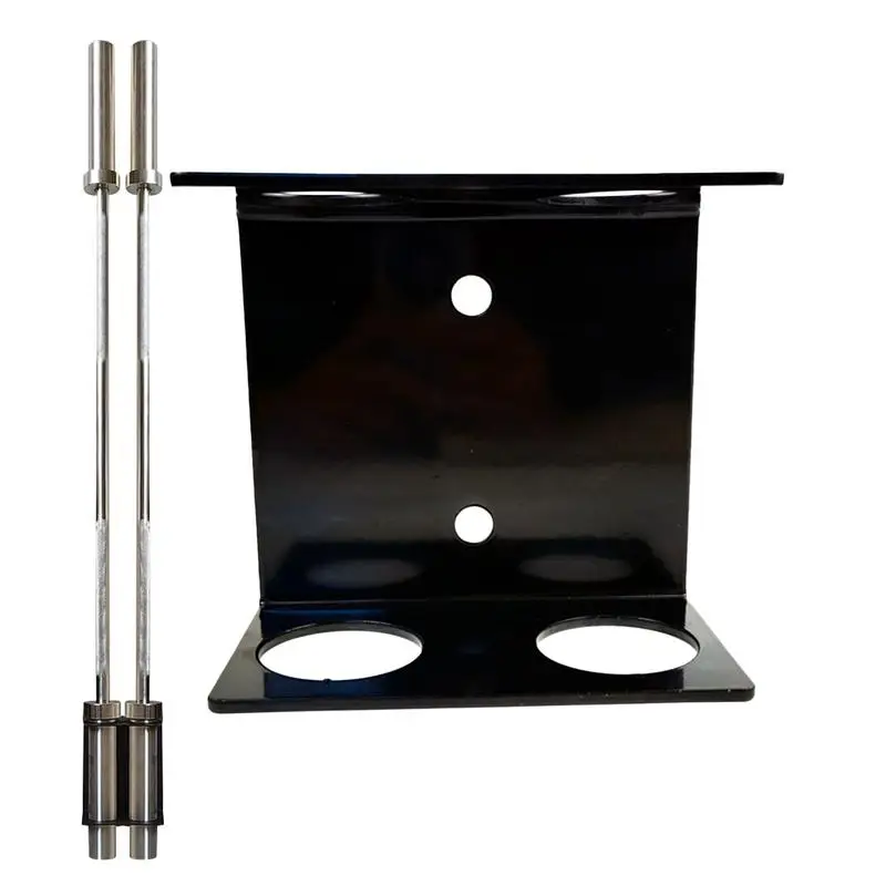 Portable Barbell Storage Rack Barbell Wall Rack Strong Load-bearing Sturdy Steel Single Holder Weight Bar Storage