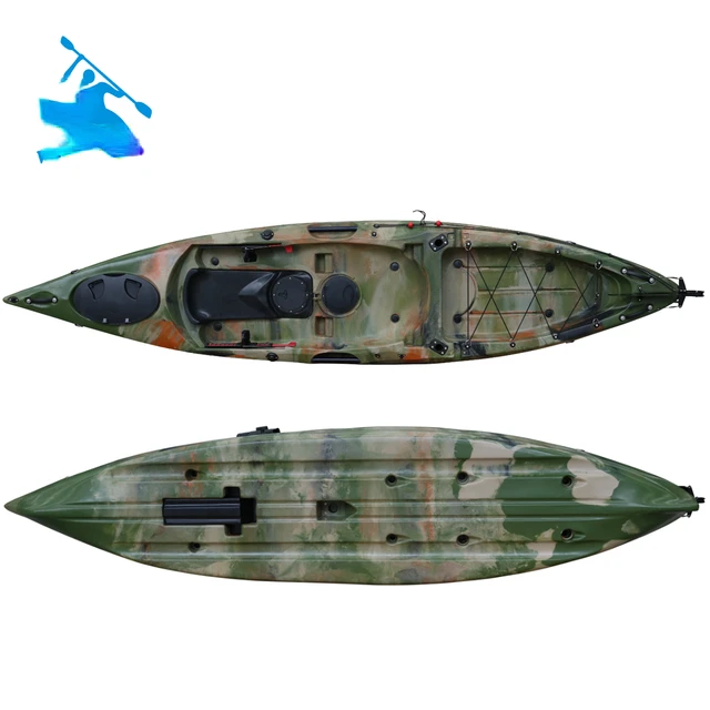 10ft 1 Person HDPE Plastic Boat 10ft Fishing Kayak Equipped With Front And  Rear Storage Compartments Recessed Fishing Rod Mo - AliExpress