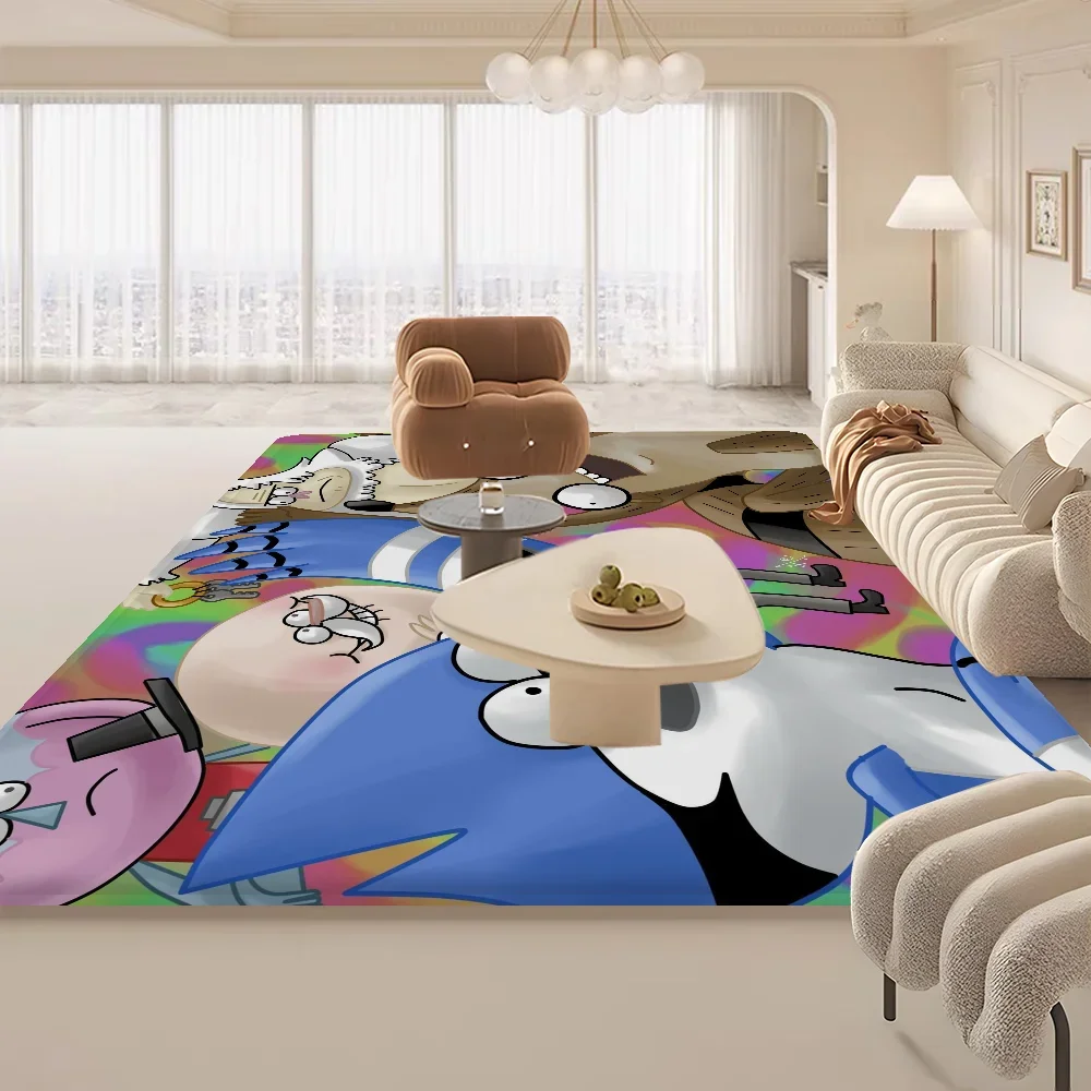 regular show Floor Mat Rectangle Anti-slip Home Soft Badmat Front Door Indoor Outdoor Mat Hotel Decor Mat 5