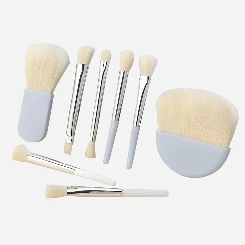 6pcs 미니 메이크업 브러쉬 세트 전문 휴대용 파운데이션 컨실러 아이섀도우 파우더 블러쉬 브러쉬 뷰티 메이크업 도구