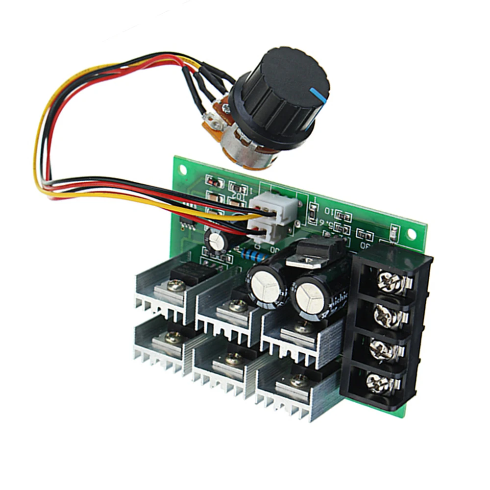 DC 9-55V 40A 2000W PWM DC Motor Speed Regulator High Power Linear Speed Control 9V 12V 24V 36V 48V dc motor speed controller,electric motor speed controller,motor speed controller
