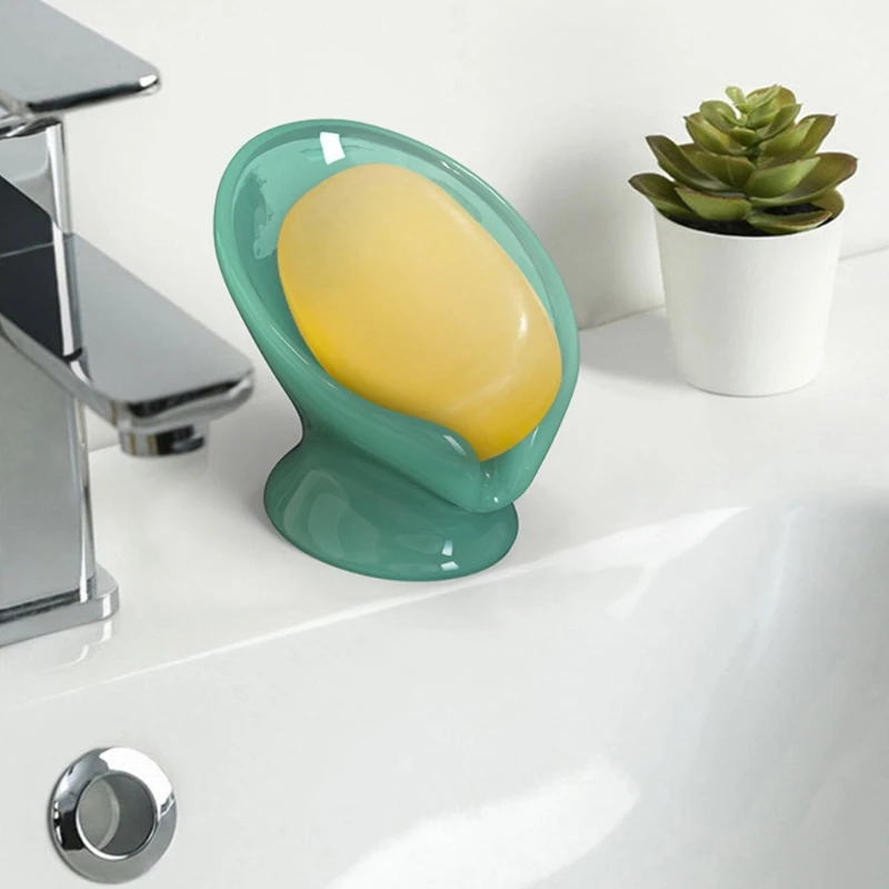 

Soap Holder Silicone Mold Self Draining Crafts Lotus Leaf Display Soap Dish Holder for Bathroom Gym Home Decoration
