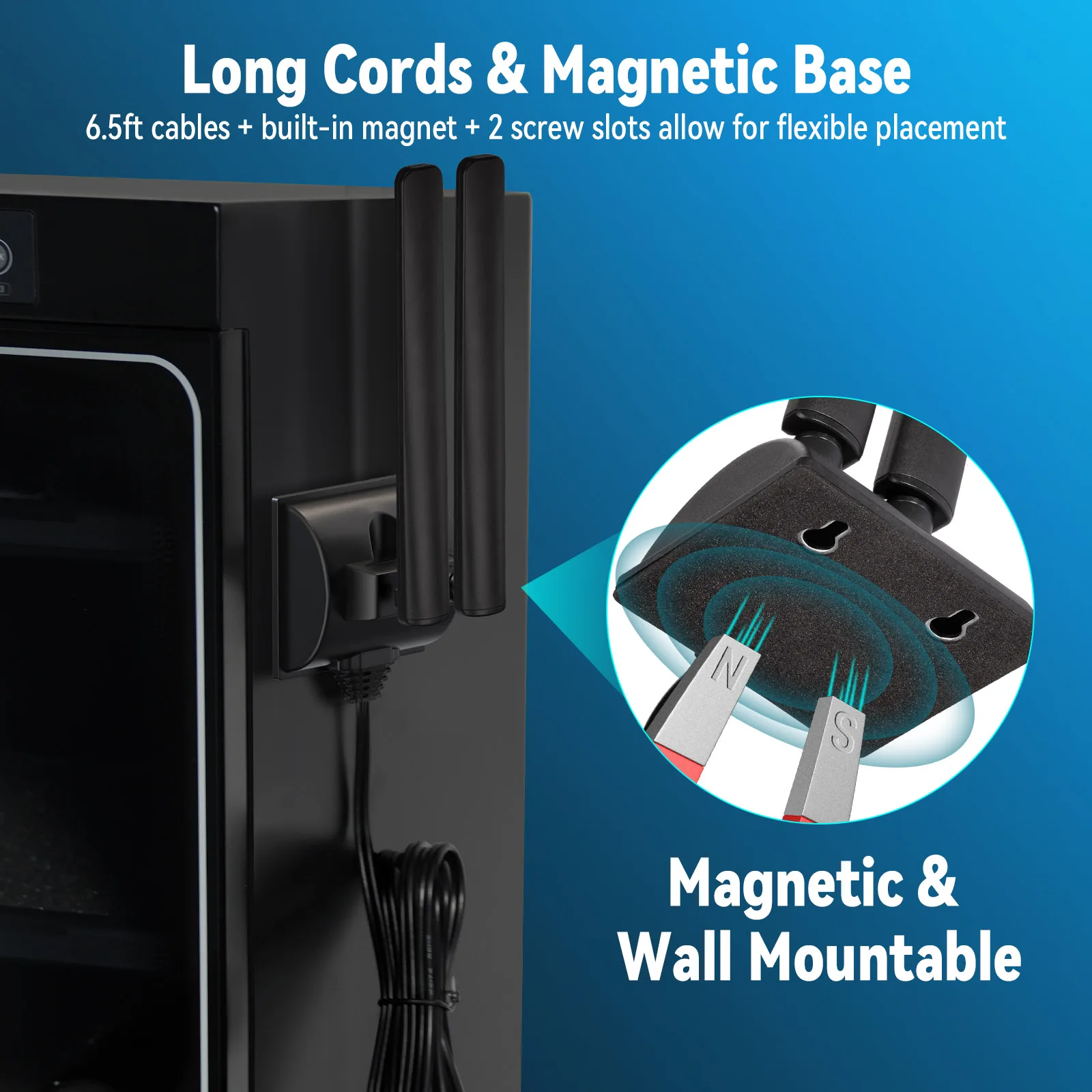 Tri Band WiFi 6E Antenna for Game PC and Security Cameras