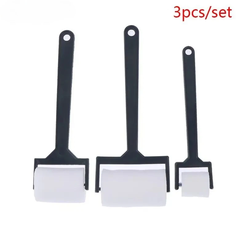 3 개/대 폼 화이트 스폰지 브러쉬 페인팅 롤러 브러쉬 어린이 공예 도구 드로잉..