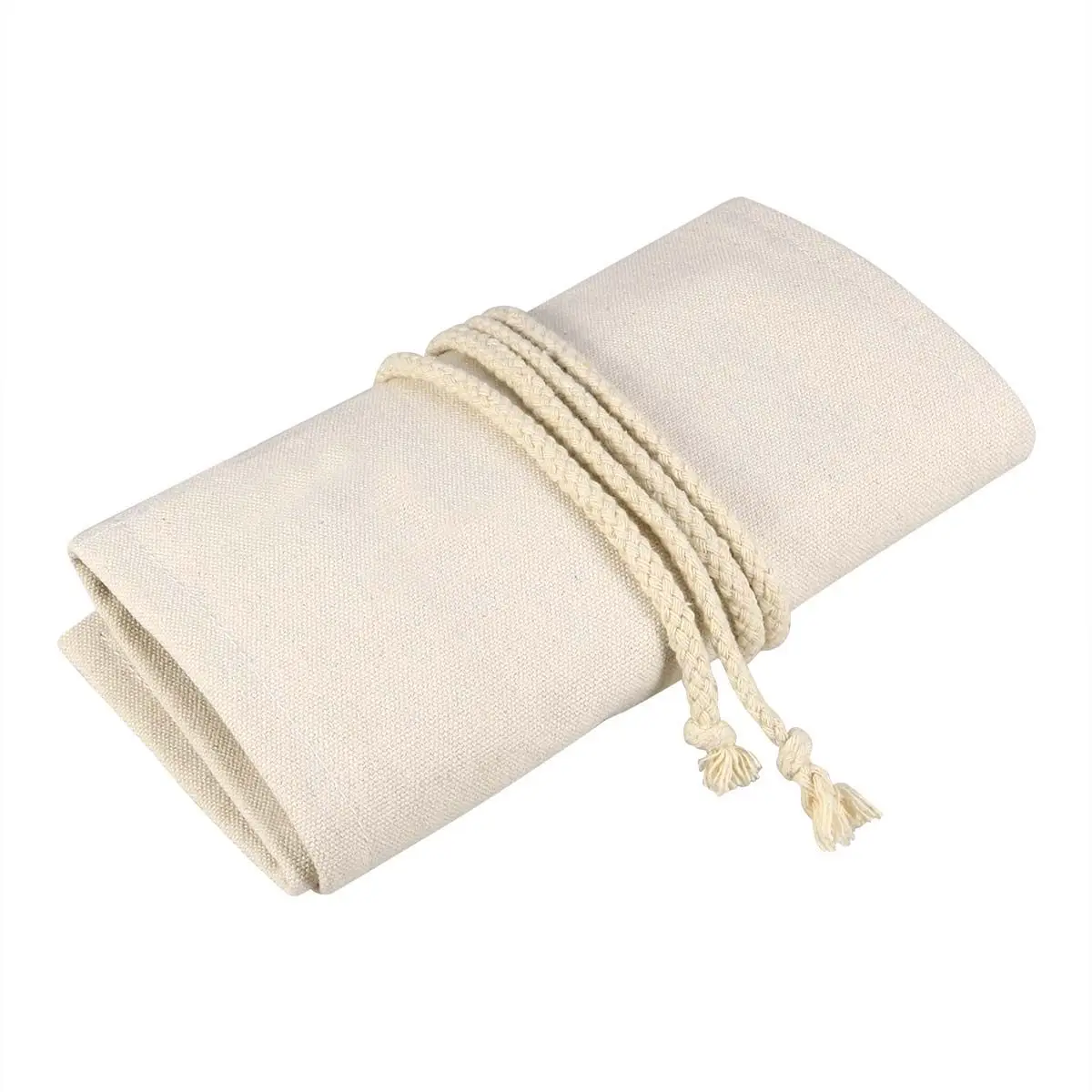 캔버스 롤업 펜슬 랩 크리에이티브 스토리지 오거나이저 휴대용 펜슬 케이스 (아티스트, 학생, 작가, 미술용품용)