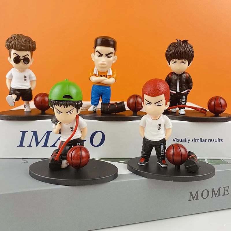 

5 шт./комплект, экшн-фигурки из аниме «Slam Dunk», 10 см