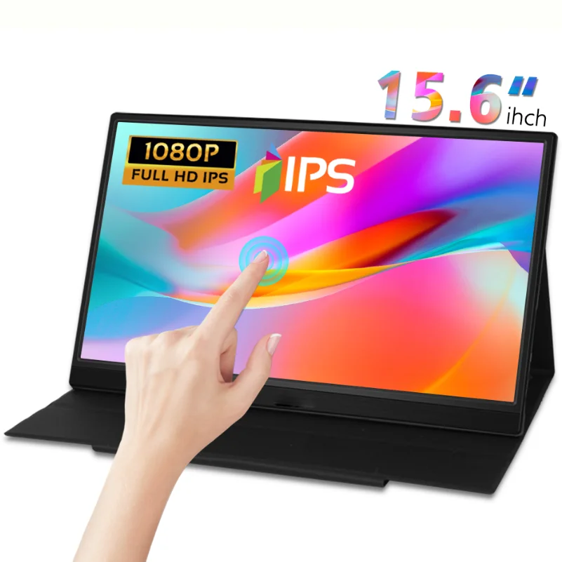  ̽  ġ  ÷, ޴ HDMI ȣȯ ̹ ÷, ġ PS5 Xbox Macbook Pro, 15.6 ġ, 1080P