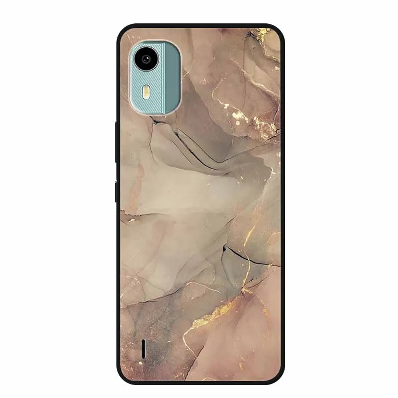Marble Soft Silicone TPU Phone Back Cover Case - Stylish Protective Bumper