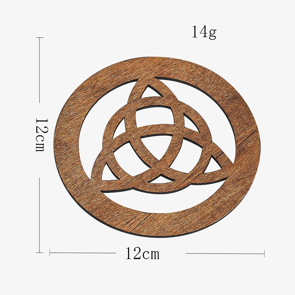 Tablero de madera de nudo celta, bandeja de Altar de bruja, arte de pared, Geometría  Sagrada, pentagrama, meditación, Base de rejilla de cristal, decoración  espiritual del hogar - AliExpress, image size:1001x1001