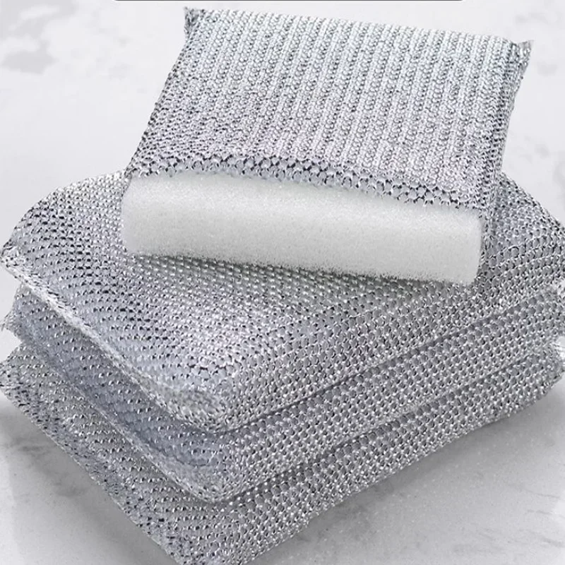 4pcs Kitchen Dishwashing Sponge
