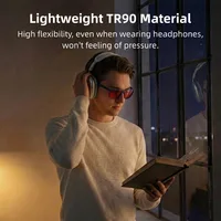 Lunettes anti-lumière bleue, verres teintés rouge, pour un meilleur sommeil, prévention de la fatigue oculaire, hommes et femmes, TR90, vision nocturne pour le travail et la conduite 3