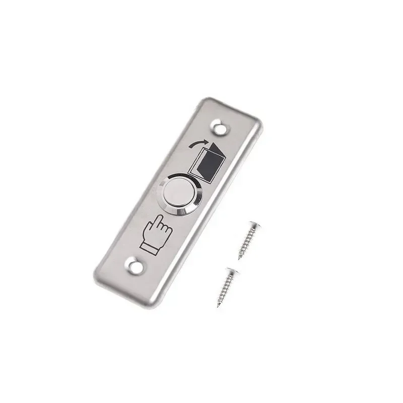 10Pcs Door Access Control Button NO Signal Aluminium Alloy Switch Press To Alarm Or Open Door