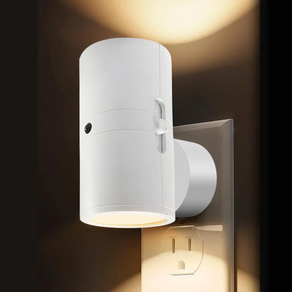 תאורת לילה מודרנית בעלת חיבור LED ב-3 צבעים, טמפרטורות ניתנות לכיוון, עם חיישן אור לחדר האמבטיה, המסדרון, חדר השינה ומדרגות