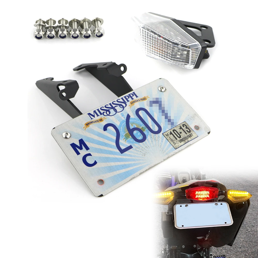 

Fender Eliminator Kit Fit For Yamaha WR250R WR250X All Year Motorcycle Aluminum Rear Tail Tidy License Plate Holder Bracket