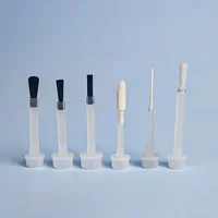 10PcNail Polish Brush Nail Polish Bottle Replacement Brush Nail Art Brush Liquid Applicators Manicure pincel para unhas em gel 1