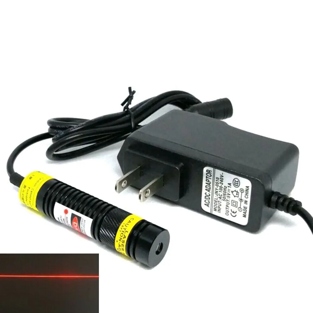 16*68 Dia Red Positioning Lights 650nm 10mw Laser Module Focusable Line/Dot/Cross Heads 5V