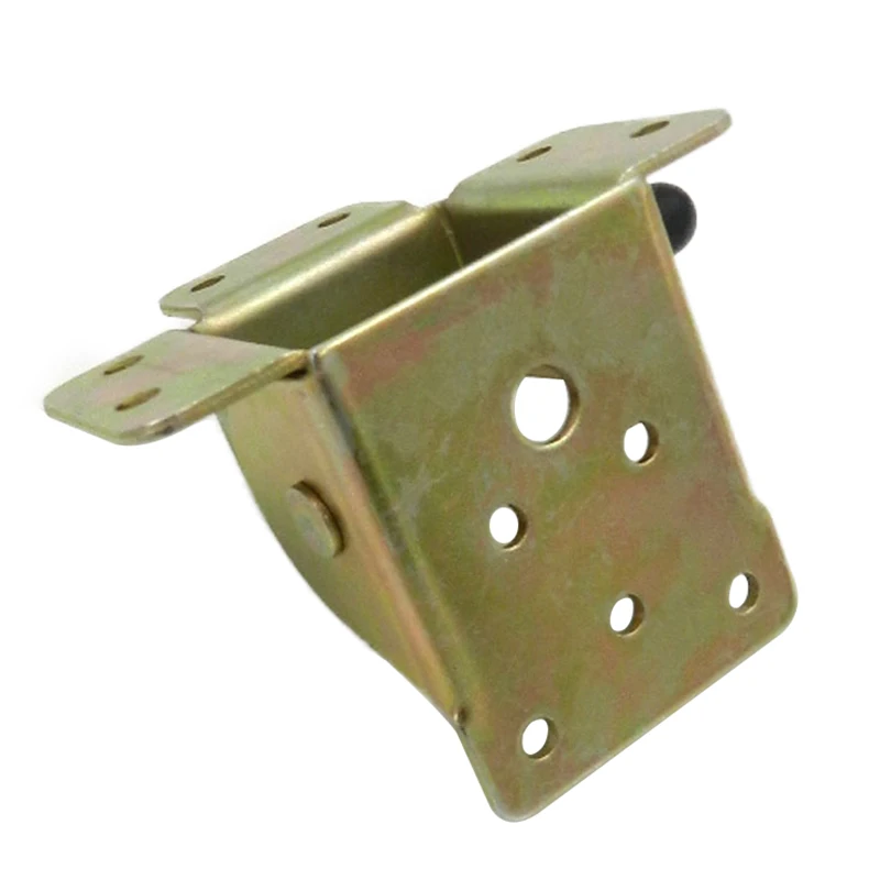 4PCS Folding Bracket Iron Folding Lock Extension Table Chair Bed Leg Foldable Support Brackets Hinge Self Lock Hinges Furniture Hinge