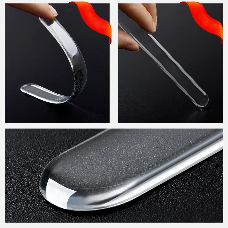 Car Door Edge Transparent Anti Scratch Protection Strips Bumper Scuff Plate Bar Rearview Mirror Anti-collision Protector Sticker 5