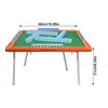 Outdoor Travel Entertainment Family Game Durable Colorfast Mini Game Set Travel Game Set No Odor Mahjong Set With Table Legs For 5