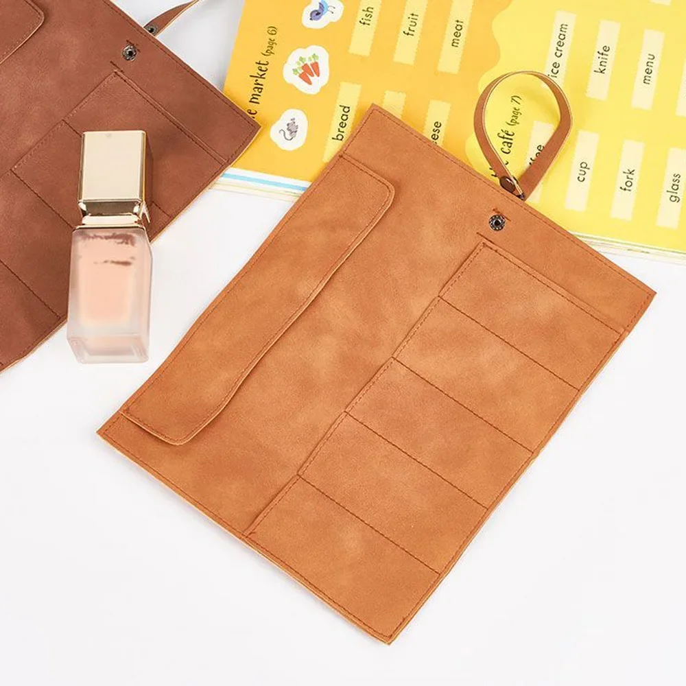 Travel Watch Organizer | Premium Full Grain Leather Watch Band Roll Organizer, 5-Slot H... - SKU WBRO0806 - UGI Packaging