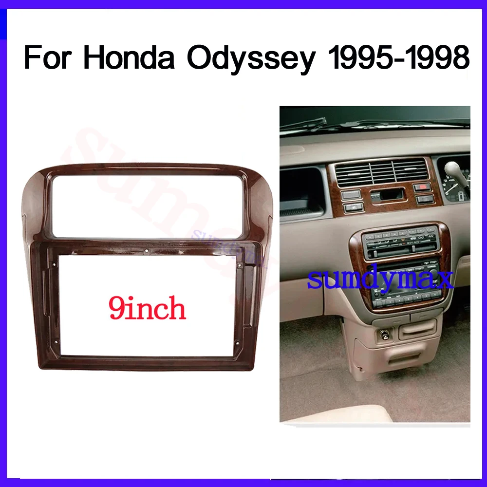 

9 inch 2din Car Radio Fascia Panel for Honda Odyssey 1995-1998 Android Radio Dashboard Kit Face Plate Fascia Frame