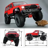 Austarhobby Ax-8509 1/10 Cherokee Remote Control Car 4wd 2.4ghz Rc Crawler Rtr Climbing Truck Model Toys For Kids Boys Girls 1