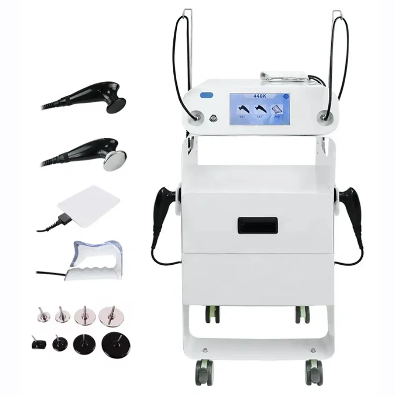 

INDIBA 448KHZ RF Monopolar CET RET Tecar Physical Therapy Weight Loss Diathermy Pain Management Machine