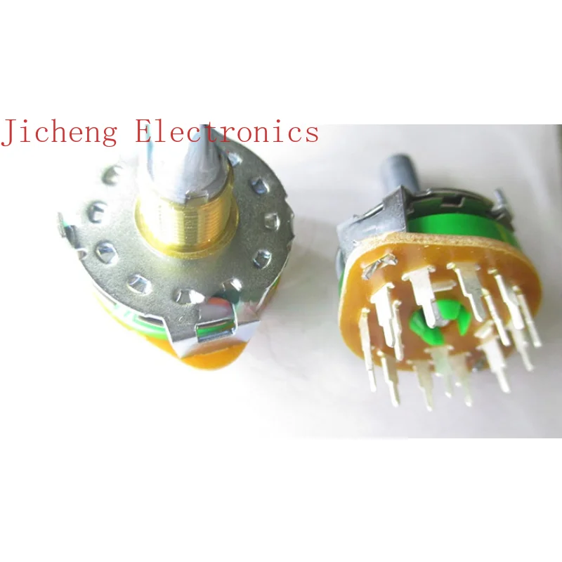 10PCS SRRM342800 Original Japanese Rotary Band Switch 3-knife 4-gear Audio