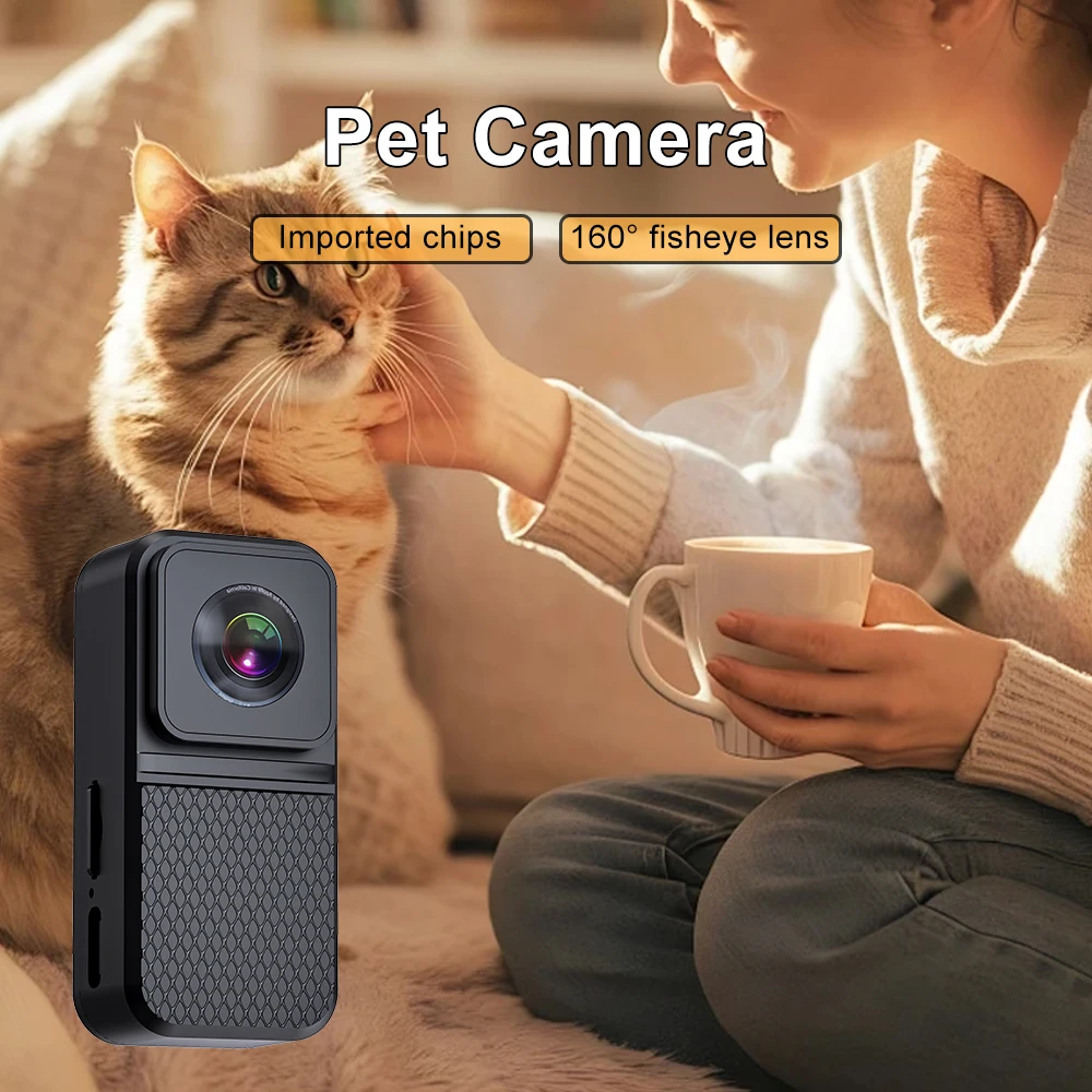BORME HD 1080P Pet Cameras Dog Cat Pet Camera Wireless Collar Camera No WiFi Needed Video Records for Cats Dogs Birthday Gift 2