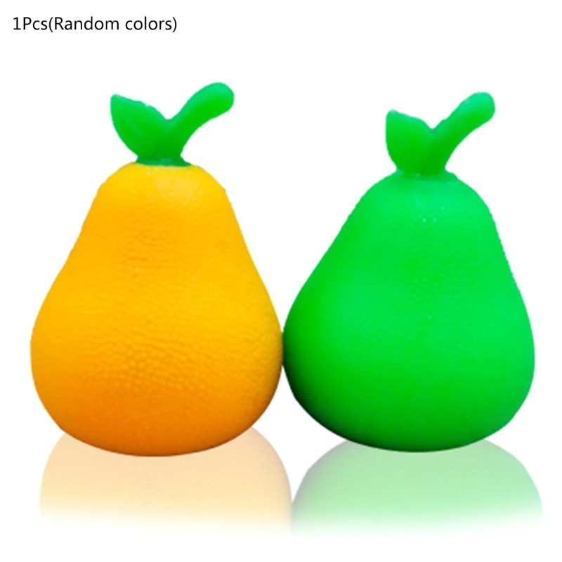 

Realistic Pear Squeeze Ball Sensory Soft & Slow Rise for Kids for Focus C DropShipping