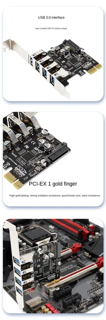 Adattatore PCI-E 1 A 6 Slot Per Mining - Riser USB 3.0 Per Schede Video Esterno - Foto 9