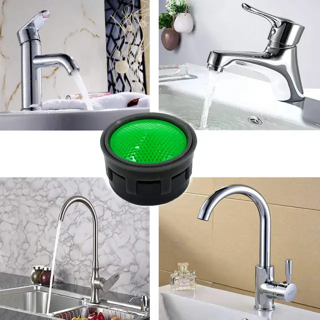5-20pcs ก๊อกน้ํา Aerator Flow Restrictor เปลี่ยนชิ้นส่วนใส่ SINK Aerator อ่างล้างหน้า TAP FILTER-TAP Aerato อุปกรณ์ครัว 6