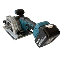 Scie circulaire électrique sans fil Makita 5 pouces à moteur sans balais, rechargeable, portative, pour bois et pierre, avec lame réglable 3