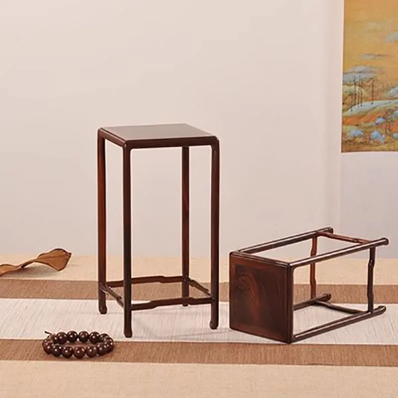 Solid Wood Zen Tea Pot, Incense Burner, Creative Potted Plant Display, Tabletop Decoration, Table Holder, New Chinese Style