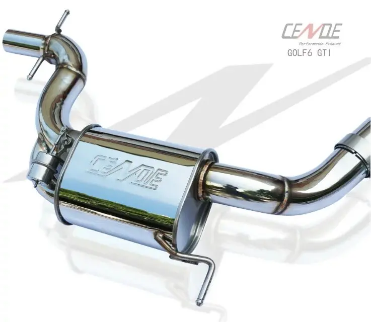 

supply customized Carbon fiber exhaust tuning for golf MK7 MK6