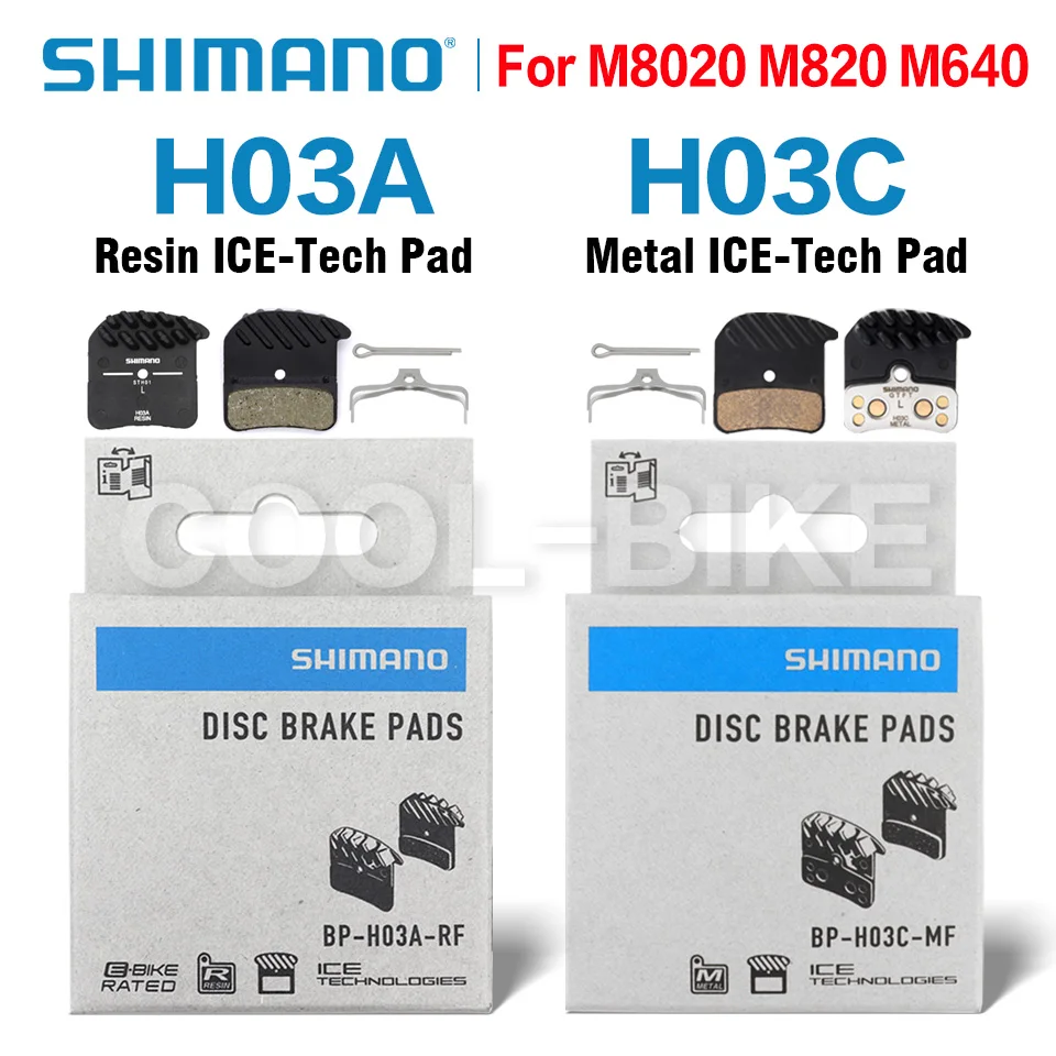 Ice Tech H03a Resin SHIMANO Pads DEORE XT SAINT ZEE DEORE H03A