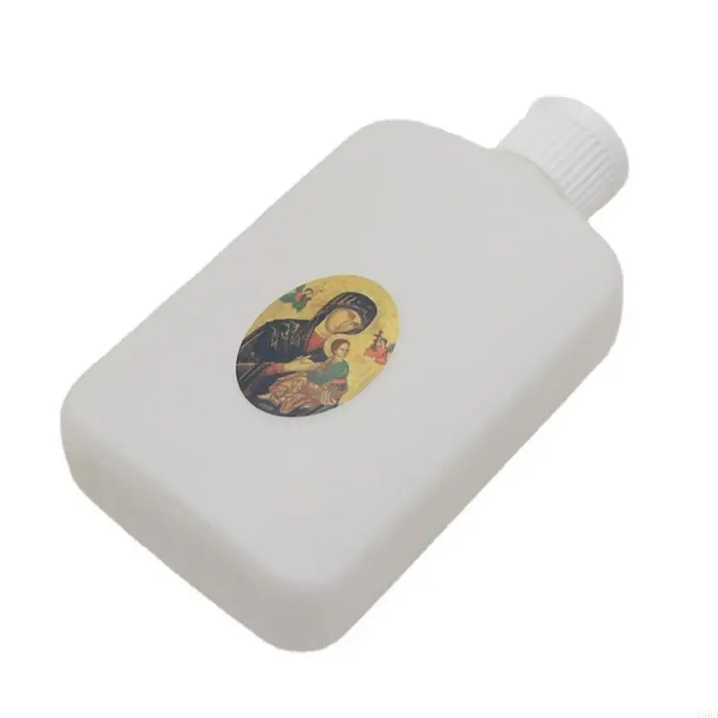 Holy Water Bottle Religious Refillable Holy Water Container Baptisms Supplies D5BD