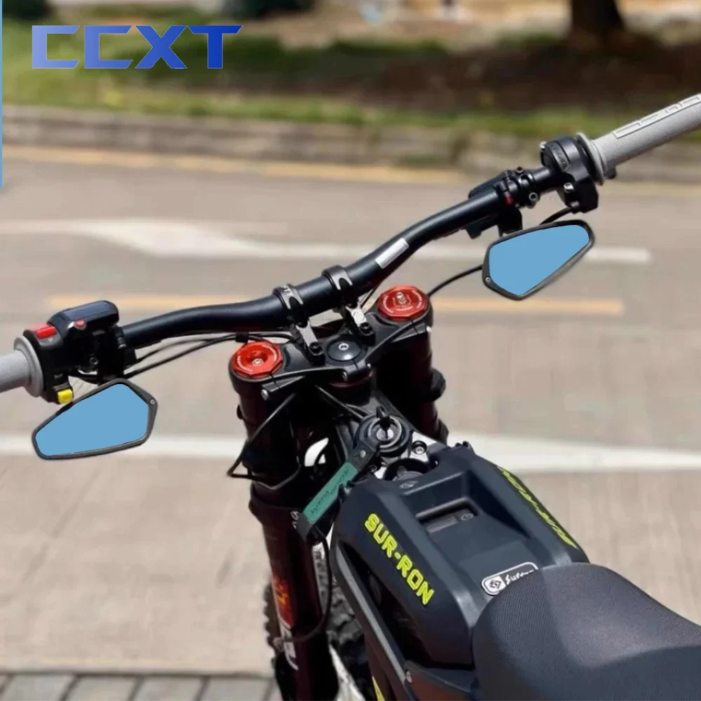 Motorcycle CNC Rearview Handlebar Rearview Mirror Bar End Handlebar Mirror For Sur-Ron Light Bee S & X For Segway X160 X260 6