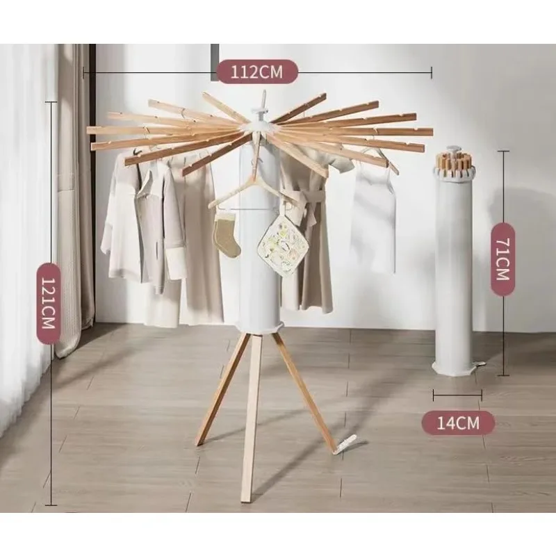 Tripod Clothes Drying Rack, Garment Rack Portable and Collapsible Space Saving Compact Laundry Drying Rack - Drying Rack 2