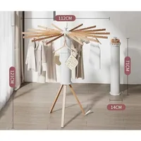 Tripod Clothes Drying Rack, Garment Rack Portable and Collapsible Space Saving Compact Laundry Drying Rack - Drying Rack 2