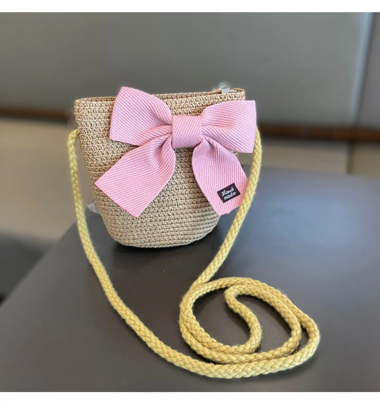 Summer Baby Girls Straw Hat And Shoulder Bag 2pcs Set Parent-child Wide Brim Lace Holiday Beach Sun Hats Outdoor Bucket Cap straw hat baby sun hat outdoor sun hat baby hat set