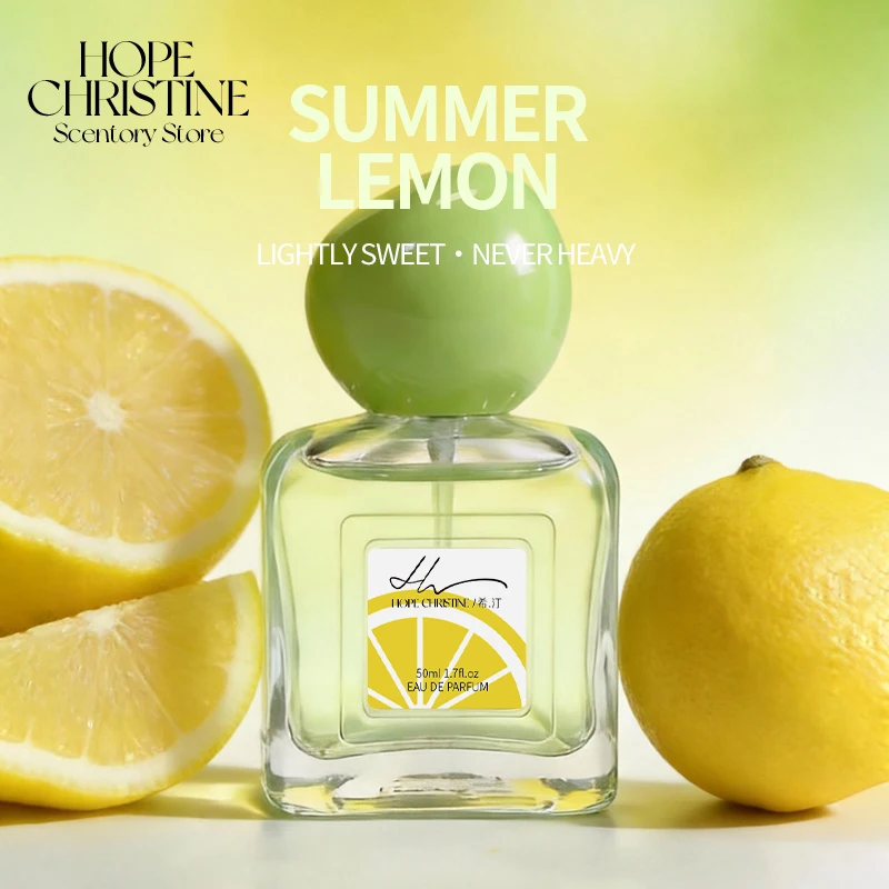 Lemon Perfume Unisex Citrus Scent Long Lasting Eau De Parfum_voghion.com
