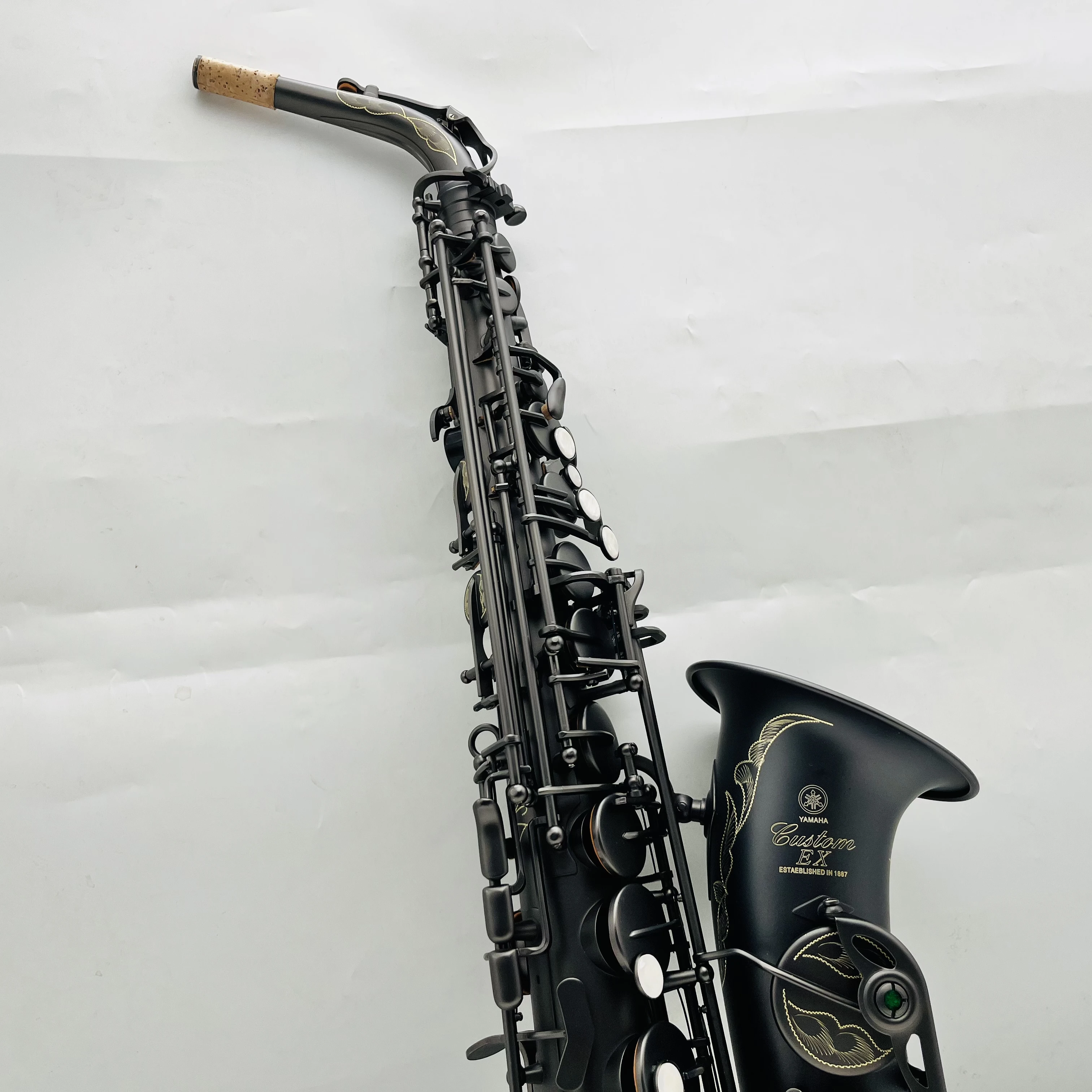 High Quality YAS-875EX Alto Saxophone Eb Tune Black Nickel Plated Professional Instrument With Case