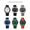 CURREN 8449 New Men's Fashion Quartz Watch Business Luminous Male Clock Waterproof Silicone Strap Casual Wristwatch reloj hombre 6
