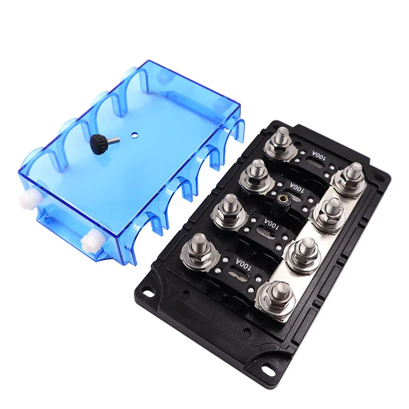 Universal ANM Car Power Fuse Block Vehicle Fuses Holder Distribution Blocks Camping Car Yacht Fuse Box With Spare plug-in fuse fuse holder,fuse box holder,power distribution block,fuse box,marine fuse block