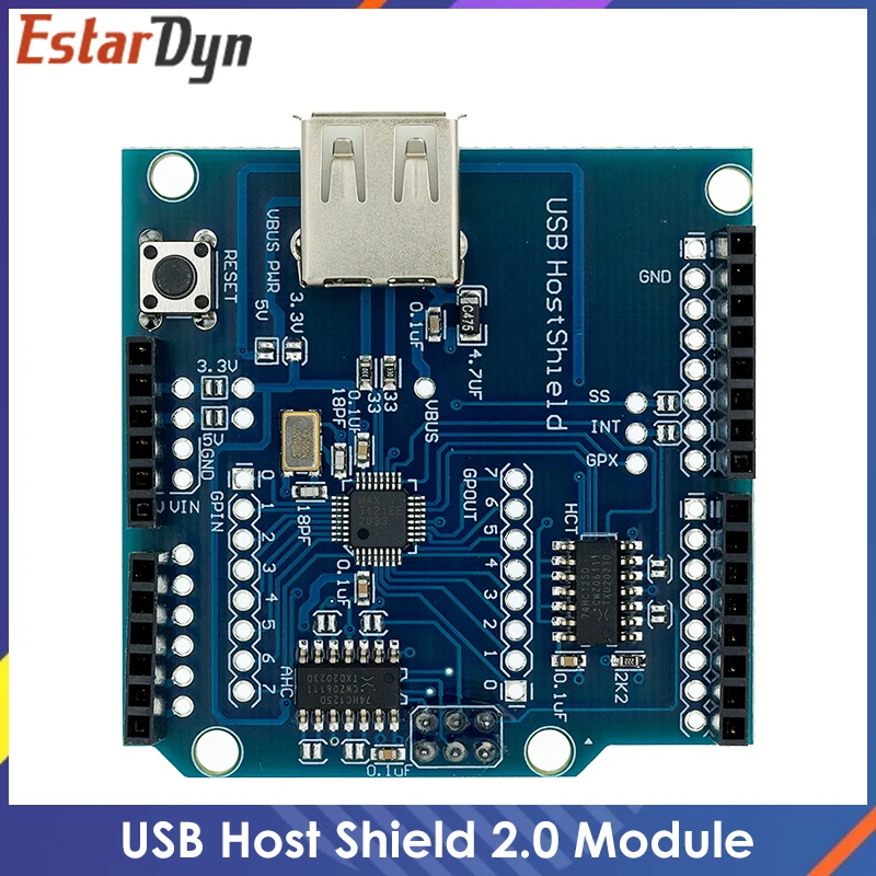 Usb Host Shield 2.0 Per Arduino Uno Mega Adk Compatibile Per Android Adk Scheda Modulo Elettronico Fai Da Te