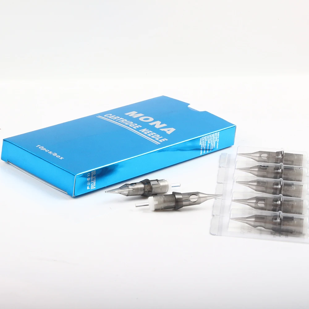10pcs Disposable 1rl 0.3MM SMP Tattoo Needles Cartridges microshading Pmu Supplies Accessories For Permanent Makeup Body Art