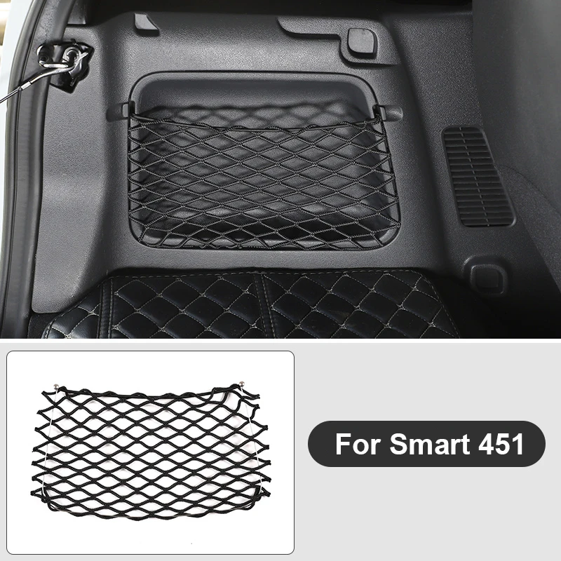 Organisateur De Poche Latérale Pour Voiture - En Cuir, Pour Smart Fortwo/Forfour - À Coller Entre Siège Et Console